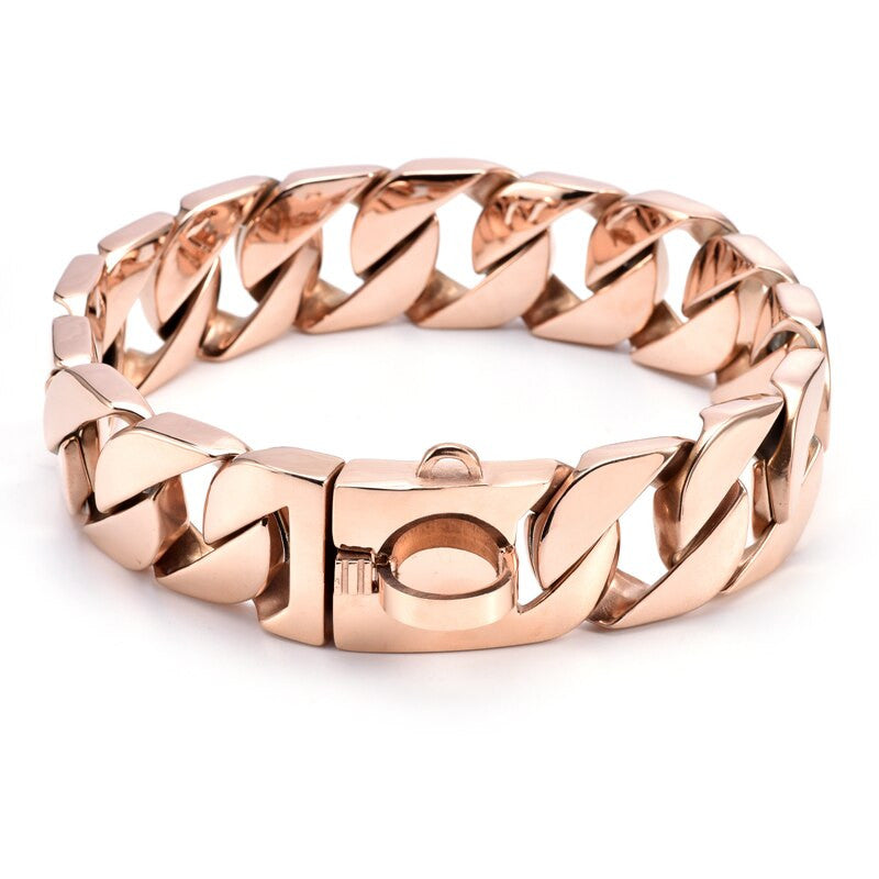 Strong Metal Dog Chain Collars