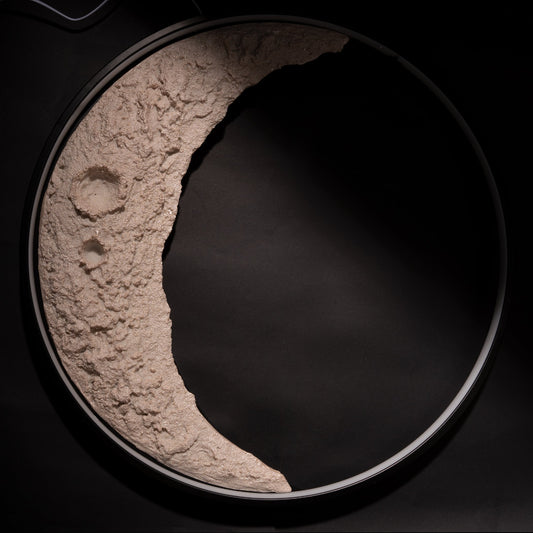 LED Crescent Moon Wall Lamp, Art Decor Wall Lighting for Indoor/Outdoor